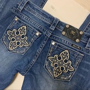 Miss Me Signature Rise Boot Cut Jeans Size 26
